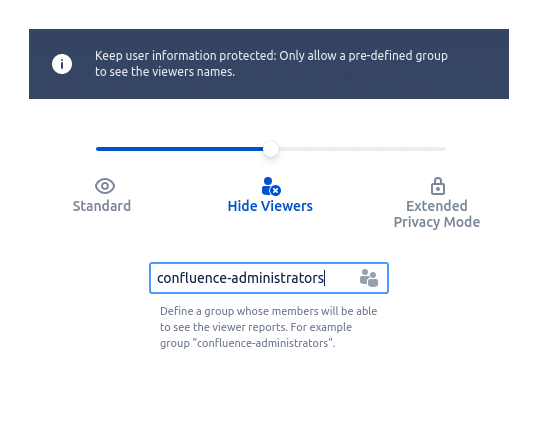 Permission setting in Viewtracker - Analytics for Confluence.
