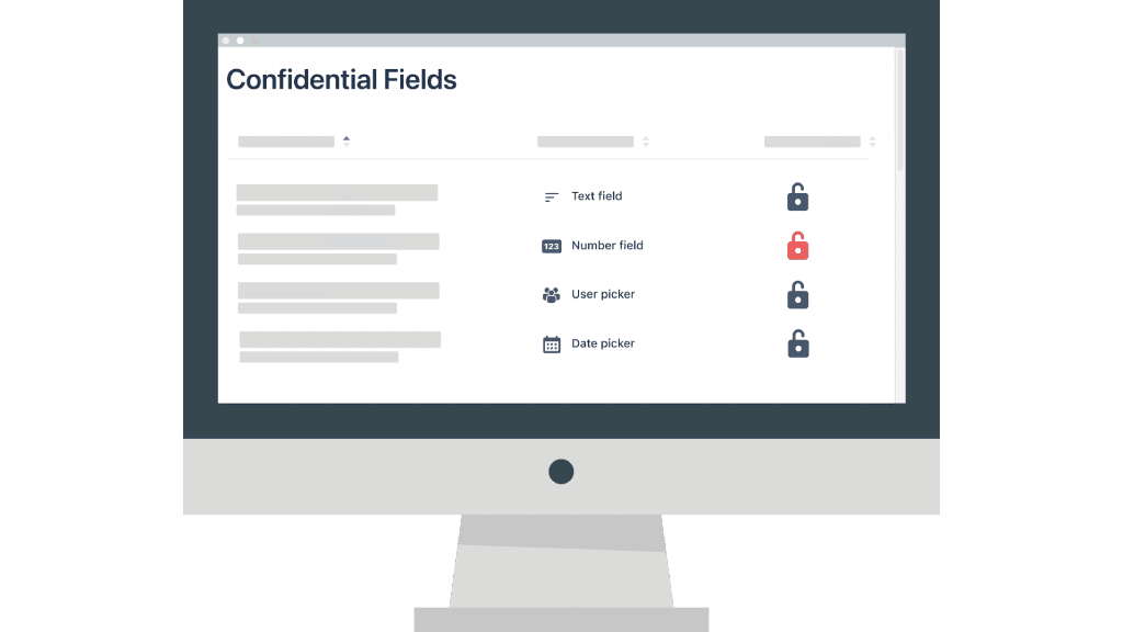 View the Confidential Fields app screenshots
